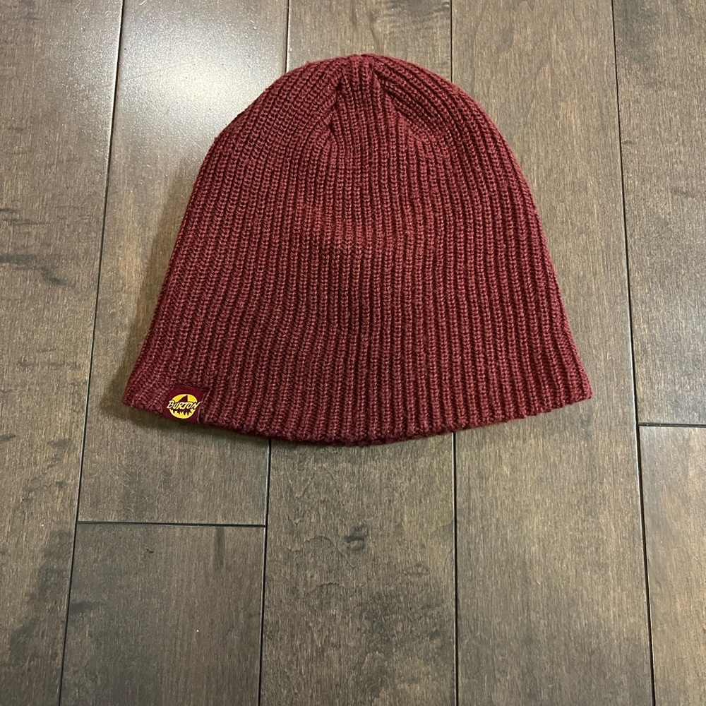 Burton Maroon Knit Beanie